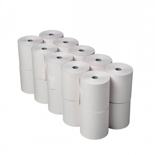 Fiesta Non-Thermal 2ply White and Pink Till Roll 76 x 71mm