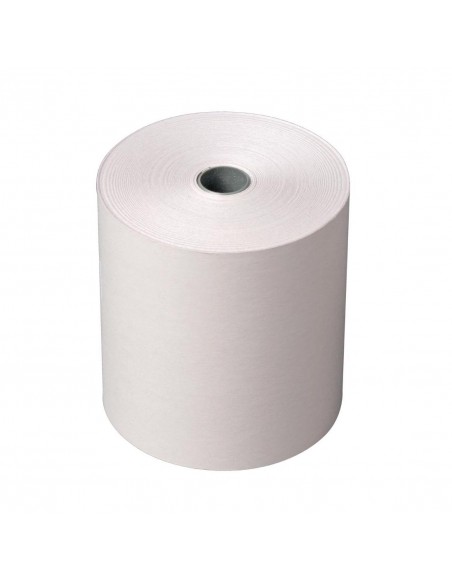 Fiesta Non-Thermal 2ply White and Pink Till Roll 76 x 71mm