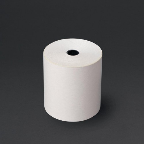Fiesta Non-Thermal 2ply White and Yellow Till Roll 76 x 70mm