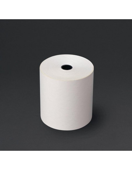 Fiesta Non-Thermal 2ply White and Yellow Till Roll 76 x 70mm