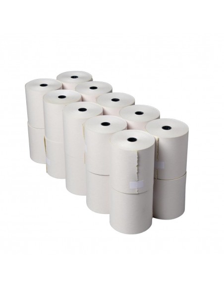 Fiesta Non-Thermal 2ply White and Yellow Till Roll 76 x 70mm