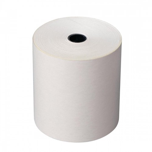 Fiesta Non-Thermal 2ply White and Yellow Till Roll 76 x 70mm
