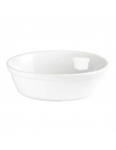 Olympia Whiteware Oval Pie Bowls 161mm