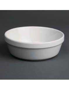 Olympia Whiteware Round Pie Bowls 137mm