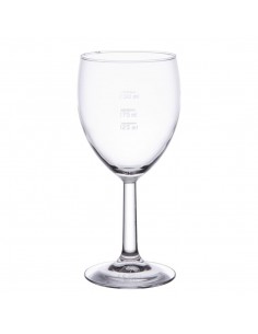 Arcoroc Savoie Grand Vin Wine Glasses 350ml CE Marked at 125ml 175ml and 250ml