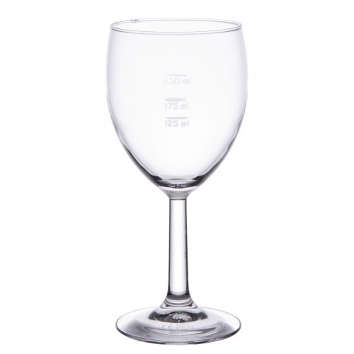 Arcoroc Savoie Grand Vin Wine Glasses 350ml CE Marked at 125ml 175ml and 250ml