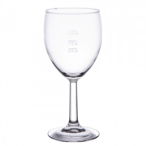 Arcoroc Savoie Grand Vin Wine Glasses 350ml CE Marked at 125ml 175ml and 250ml