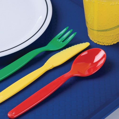 Polycarbonate Fork Green