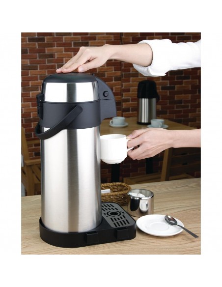 Olympia Pump Action Airpot 5Ltr, Hot Drinks Dispenser