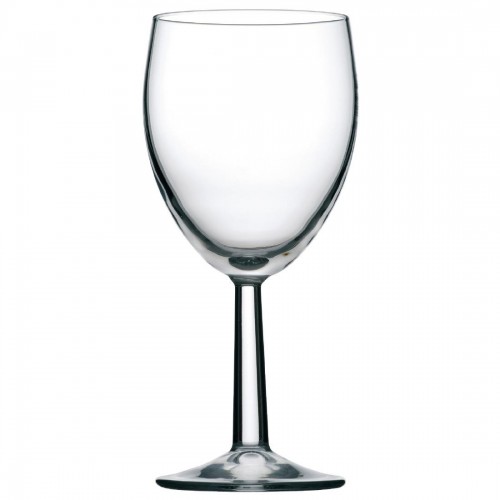 Saxon Nucleated Wine Goblets 340ml CE Marked at 125ml 175ml and 250ml