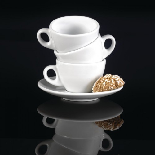Churchill Art de Cuisine Menu Porcelain Cappuccino Cups 341ml