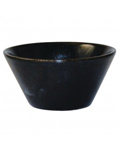 Churchill Bit on the Side Black Zest Snack Bowls 116mm