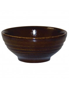 Churchill Bit on the Side Brown Ripple Snack Bowls 102mm