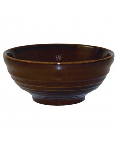 Churchill Bit on the Side Brown Ripple Snack Bowls 120mm