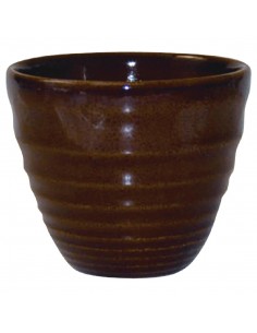 Churchill Bit on the Side Brown Ripple Chip Mugs 284ml