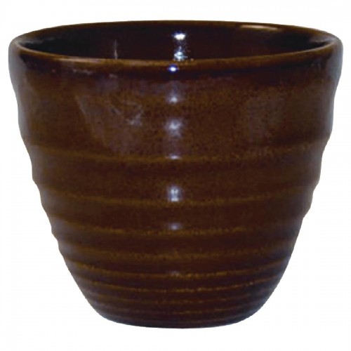 Churchill Bit on the Side Brown Ripple Chip Mugs 284ml