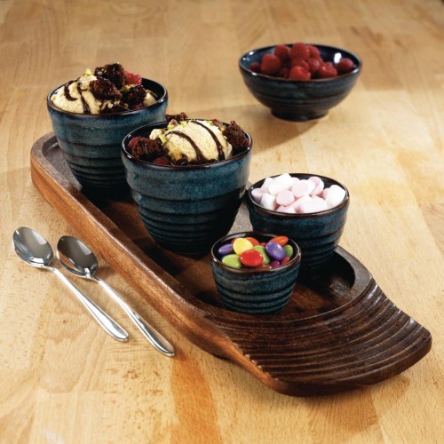 Churchill Bit on the Side Blue Ripple Dip Pots 57ml