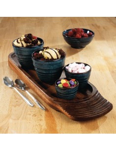 Churchill Bit on the Side Blue Ripple Dip Pots 114ml 2