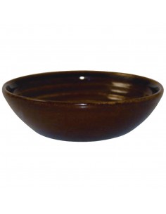 Churchill Bit on the Side Brown Ripple Dip Dishes 113mm