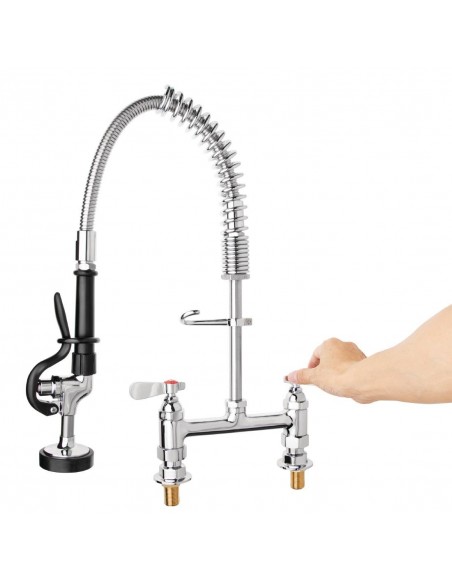 Vogue Twin Pedestal Mini Pre-Rinsers