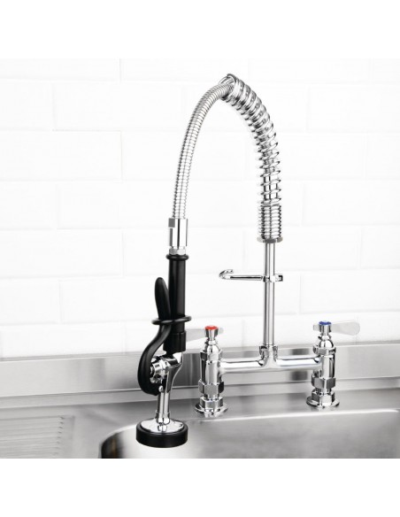 Vogue Twin Pedestal Mini Pre-Rinsers