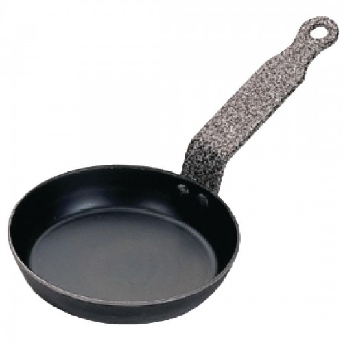 De Buyer Heavy Duty Blue Steel Blinis Pan