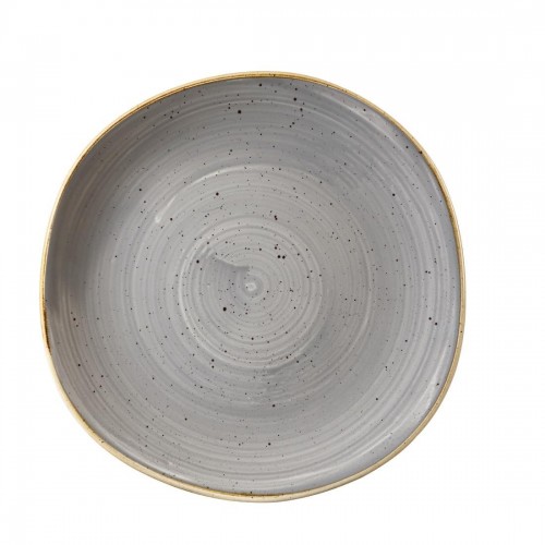 Churchill Stone Cast Peppercorn Grey Round Plate 264mm