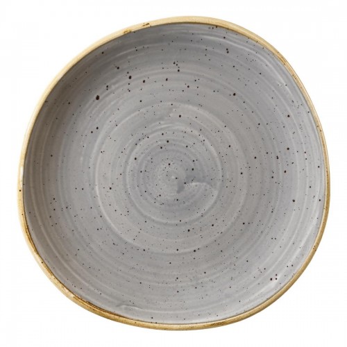 Churchill Stone Cast Peppercorn Grey Round Plate 210mm