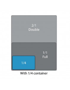 Cambro Polycarbonate 1/4 Gastronorm Pan Lid 2