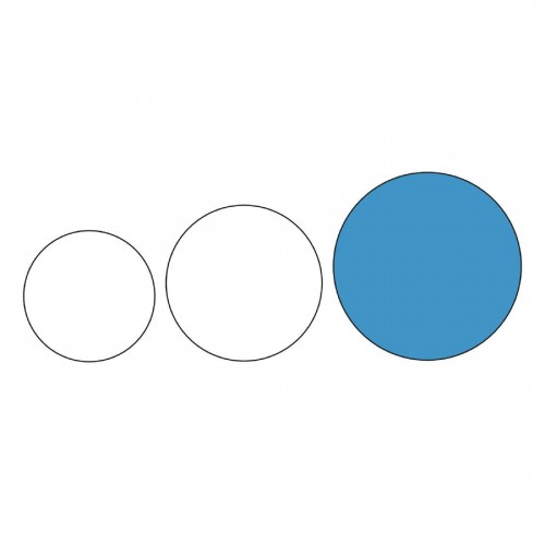 Cambro Mykonos Food Tray Walnut Round 380mm