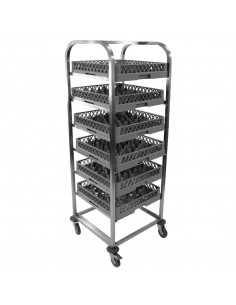 Craven Stainless Steel Dishwasher Basket Trolley