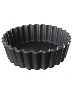 Matfer Exoglass Mini Pie Moulds Fluted 10cm