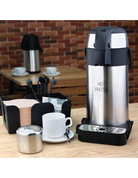 Olympia Pump Action Airpot Etched 'Hot Water' 3Ltr Olympia Pump Action Airpot Etched 'Hot Water' 3Ltr