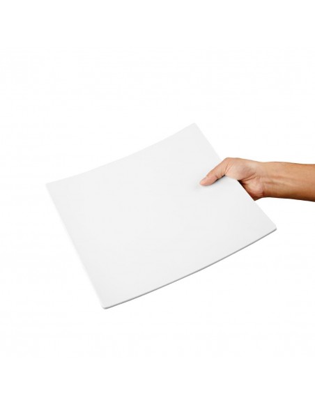 Curved Square Melamine Plate