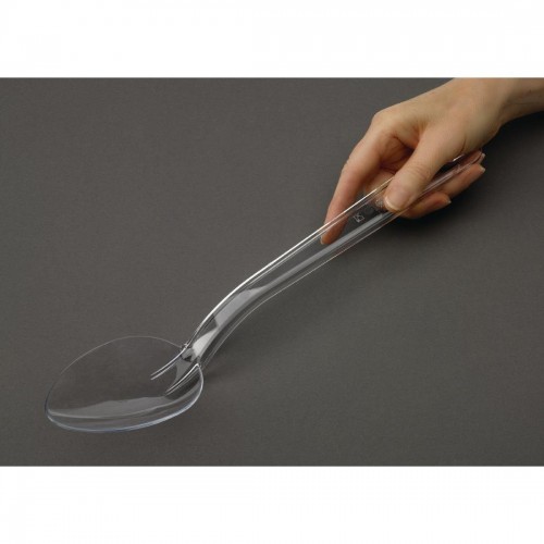Matfer Exoglass Serving Spoon Clear 13"