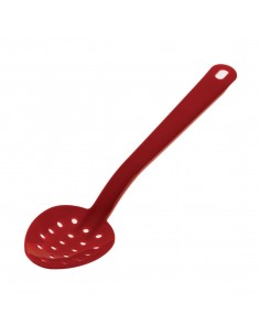 Matfer Exoglass Perforated Serving Spoon Red 13"