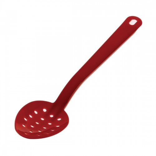 Matfer Exoglass Perforated Serving Spoon Red 13"