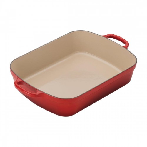Le Creuset Cast Iron Roaster 33cm 49L Cerise