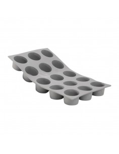 De Buyer DeBuyer Elastomoule Silicone Mould 15 Mini Muffins 39ml