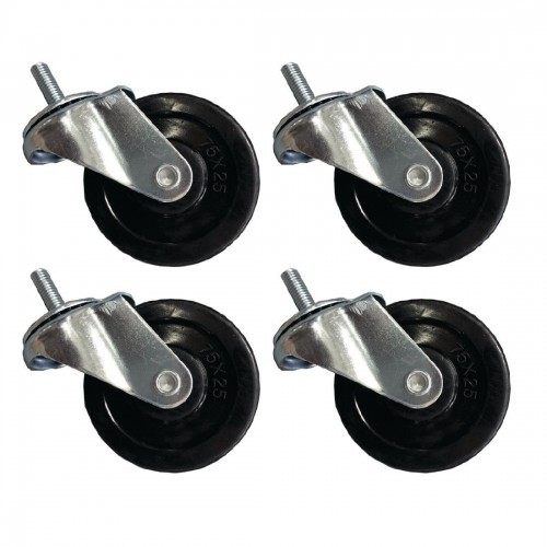 Castor Set for Combi BBQ and Griddle