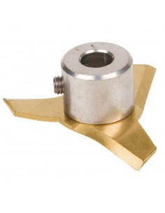 Cutter blade with screw