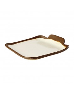 APS Crocker Square Platter Cream 140mm