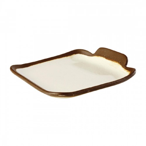 APS Crocker Square Platter Cream 140mm