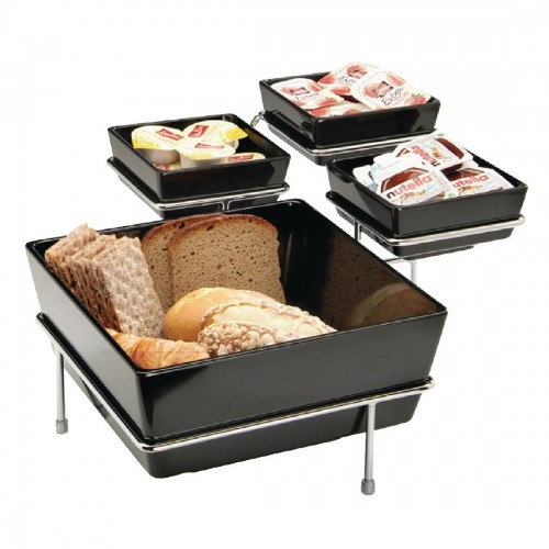 APS Float Black Square Bowl 4