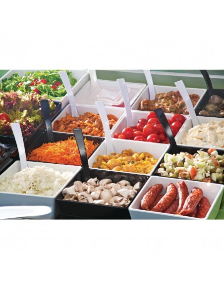 APS Float Black Square Bowl 7