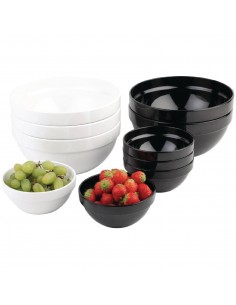 APS Frames White 0.5Ltr Melamine Bowl