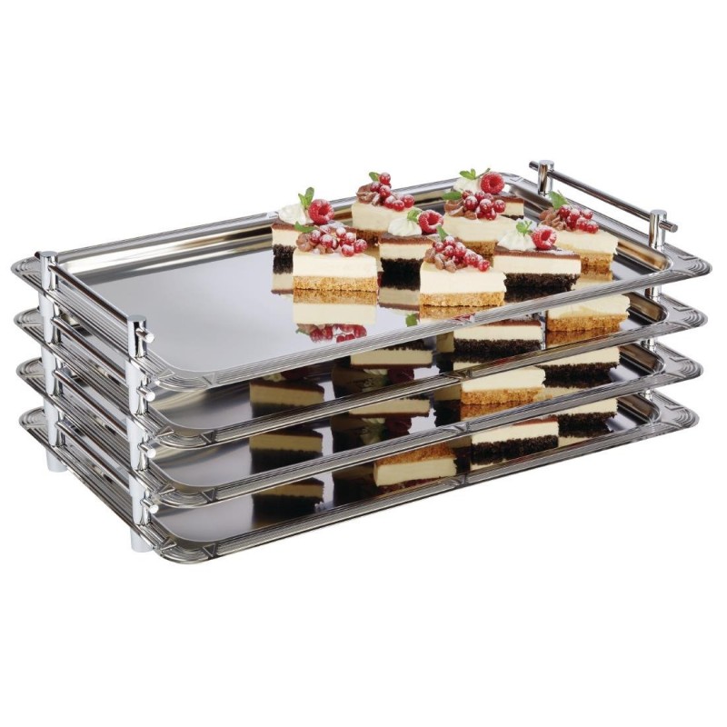 APS Stainless Steel Stacking Buffet Tray GN 11 P001 Next Day