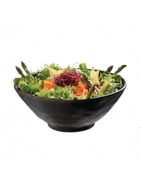 APS Marone Melamine Bowl Black 140mm