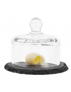 APS Slate Tray with Glass Cloche 2