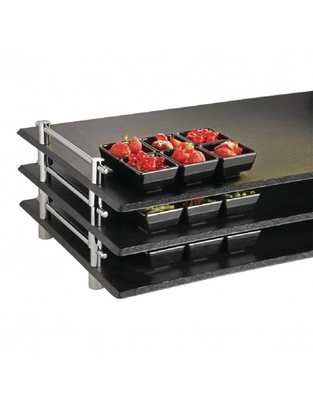 APS Slate Effect Melamine Stacking Tray 530x 325mm